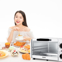 格兰仕(Galanz) 电烤箱 防烫工艺把手 多功能烘焙机械控温烤箱 10L容量电烤箱 电烤箱烤箱 TQH-10J