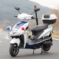 物业巡逻车治安巡逻电动车两轮电动巡逻踏板车