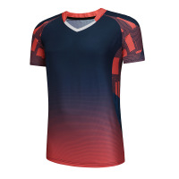 蒙企智品修身羽毛球服男女运动套装短袖快干Y-1909