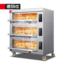 德玛仕(DEMASHI) EB-J6D-Q 商用烤箱 三层六盘 蒸汽电烤箱