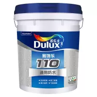多乐士易饰乐防水涂料防水浆料卫生间防水材料 厨房阳台防水补漏胶浆 A110通用型 18kg