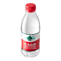 农夫山泉饮用水饮用天然水380ml 24瓶整箱装(50箱起拍,单拍不送)