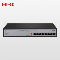 新华三(H3C)安防监控8口全千兆非网管企业级网络POE交换机 125W供电 MS4008V2-PWR
