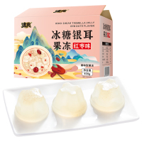 唛兆冰糖银耳红枣味果冻400g/箱 布丁小零食办公室下午茶休闲食品