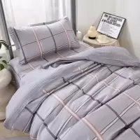 悠梦嘉居 YJ-1038全棉床品三件套155*210cm 巴曼格灰