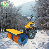 善洁手扶推式扫雪机 驾驶式扫雪机 螺旋式扫雪机铲板式扬雪机