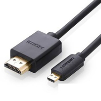 绿联HDMI线(电脑接直播采集卡 2个大口) 3米