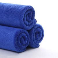 汇特益 纤维毛巾 70cm*30cm 平方米/300克 蓝色 10条/组(单位:组)
