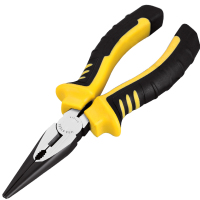 XHS 钳子尖嘴钳6英寸尖口钳尖咀钳电工钳发黑防锈KT1816[信息部]