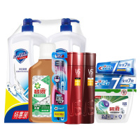 宝洁心意礼包A1[碧浪洗衣凝珠18颗+除菌液510ML+佳洁士牙膏+牙刷*2+舒肤佳纯白清香850ml+柠檬850ml]