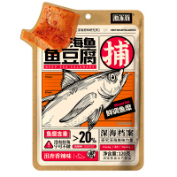 渔家翁 海鱼鱼豆腐 香辣味 120g*1袋 海鲜零食即食卤味风味熟食