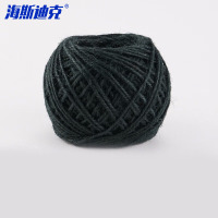 海斯迪克 HKL-1082 彩色麻绳 黑色*1卷