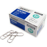 宝克(baoke)银色回形针回旋针文件单据别针办公文具用品RS029 50mm