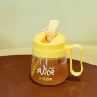 BEANBE ANLOVE创意炫彩奶思玻璃杯600ml