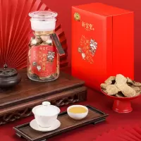 新宝堂 十年新会陈皮福星瓶礼盒125克