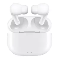 毕亚兹 蓝牙耳机 降噪无线耳机蓝牙5.2音乐耳机 通用苹果华为小米手机D62 白色