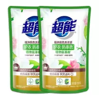 嘉创优品 超能植沐悦色洗衣液袋装香味持久家用补充旅行装 1斤*3袋