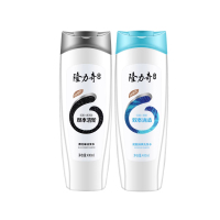 DREHA 隆力奇 双本清洁滋养洗发露洗发液洗头膏 黑芝麻洗发水400ml*5瓶+清爽洗发水400ml*5瓶