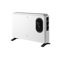 美的 HDW20MFK 取暖器 暖风机小太阳便携式小型电暖器油汀 家用卧室取暖器 智能遥控定时电热风机