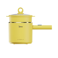 美的(Midea)电煮锅电蒸锅小电锅多功能学生宿舍家用方便面小功率双层火力调节MC-XZE1604(1.7L)