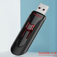 闪迪(SanDisk) 推拉式U盘伸缩接口设计考勤U盘打印机U盘电视机U盘办公U盘 酷悠CZ600 32G 单个装