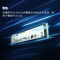 250GB SSD固态硬盘 M.2接口(NVMe协议 PCIe 4.0×4)兼容PCIe3.0 NV2系列 读速高达30