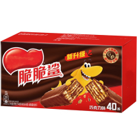 雀 巢 脆脆鲨休闲零食威化饼干巧克力味40条