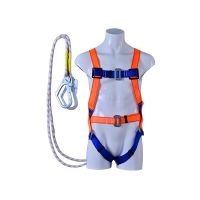 天意美 高空作业安全带 五点式安全带[带绑腿)单大钩2米绳