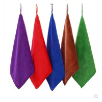 芳美达 保洁专用毛巾家务清洁抹布吸水不掉毛加厚厨房擦地玻璃擦桌布 30*30中厚混搭10条装