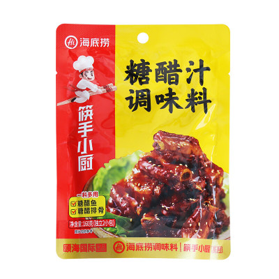 海底捞糖醋汁调味料160g 糖醋里脊料理包排骨鱼锅包肉酱料酱汁调味料家用