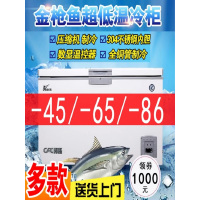 捷盛(JS) 超低温冷柜零下60度低温冰柜速冻海鲜保存80大型卧式实验冰箱