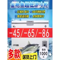 捷盛(JS) 超低温冷柜零下60度低温冰柜速冻海鲜保存80大型卧式实验冰箱