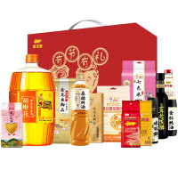 金龙鱼春节年货大礼包E款5125g+3618ml 米面油调味品杂粮礼盒团购礼品