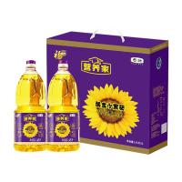 福临门中粮唯粹金典小黑葵葵花仁油 1.45L*2 礼盒装 食用油过节礼包