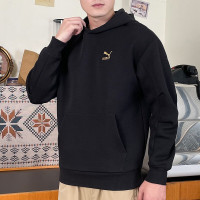 彪马彪马(PUMA)男装女装2023新款运动服休闲针织卫衣625255 62525501黑色 S