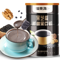 褔東海黑芝麻核桃黑豆粉 600克 瓶装