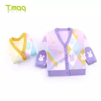 藤之木工房儿童花朵兔兔开衫外套