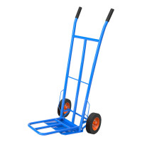 两轮小推车 双管加固支架/10寸充气轮胎
