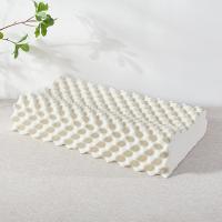 帛享家纺 泰国乳胶枕进口天然乳胶波浪乳胶枕头 橡胶枕芯成人颈椎枕