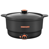 荣事达(Royalstar)-A 荣事达陶瓷电火锅RHG-45TC 黑色 不沾涂层 过热保护 一锅多用