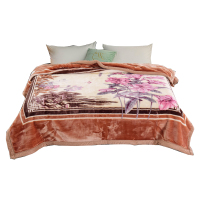 恒源祥TGM1009花开满堂金貂绒毯200*230cm单位:条