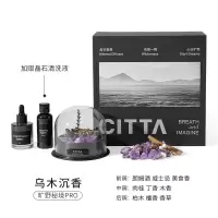 CITTA 西苔旷野秘境扩香晶石无火香薰精油礼盒 紫水晶-乌木沉香