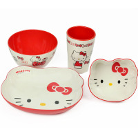 hello kitty 套装(儿童餐具)4件套 KT-003