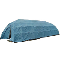 雷扬大型网架帐篷 框架指挥所卫生帐篷 60平 蓝色
