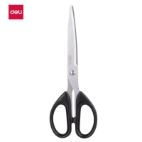 得力(deli) 180mm中号办公生活剪刀 6009 黑色 单位:把