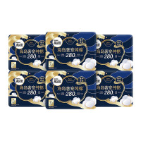 高洁丝 海岛奢宠纯棉日用/280mm7片*6包(42片)