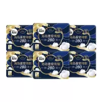 高洁丝 海岛奢宠纯棉日用/280mm7片*6包(42片)
