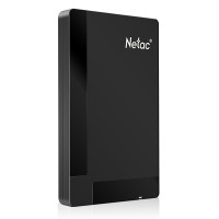 朗科(Netac)K218商务格调系列1T/2T高速USB3.0传速2.5英寸加密移动硬盘 黑色 2TB