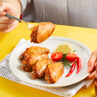 圣农嘟嘟翅经典大号翅中饱满冷冻新鲜半成品烤翅(热辣鲜香味)280g*2包+嘟嘟翅 (奥尔良味)280g*1包