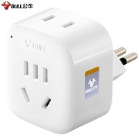 公牛(BULL)旅行电源转换器插座 意大利标转国标GN-L01T公牛转换器(定制商品)